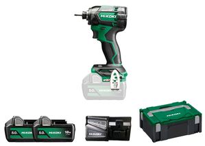 Produktbild Hikoki Akku Schlagschrauber 1/4 Zoll Set WH18DC 5,0 Ah