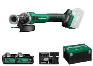 Produktbild Hikoki Akku Winkelschleifer 125 mm Set G1813DE 5,0 Ah