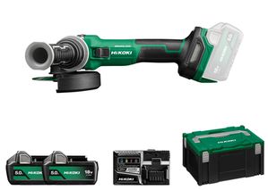 Produktbild Hikoki Akku Winkelschleifer 125 mm Set G1813DVE 5,0 Ah