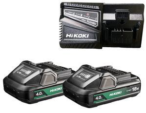 Produktbild Hikoki Akku Set BSL1840M und UC18YFSL 18V 4,0 Ah