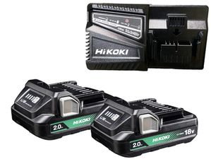 Produktbild Hikoki Akku Set BSL1820M und UC18YSL 18V 2,0 Ah