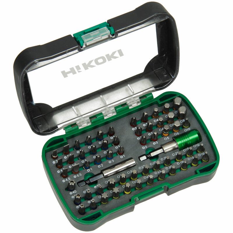 Produktbild Hikoki Bit Box 1/4 Zoll 60 teilig 25 mm Sechskant 1/4 Zoll
