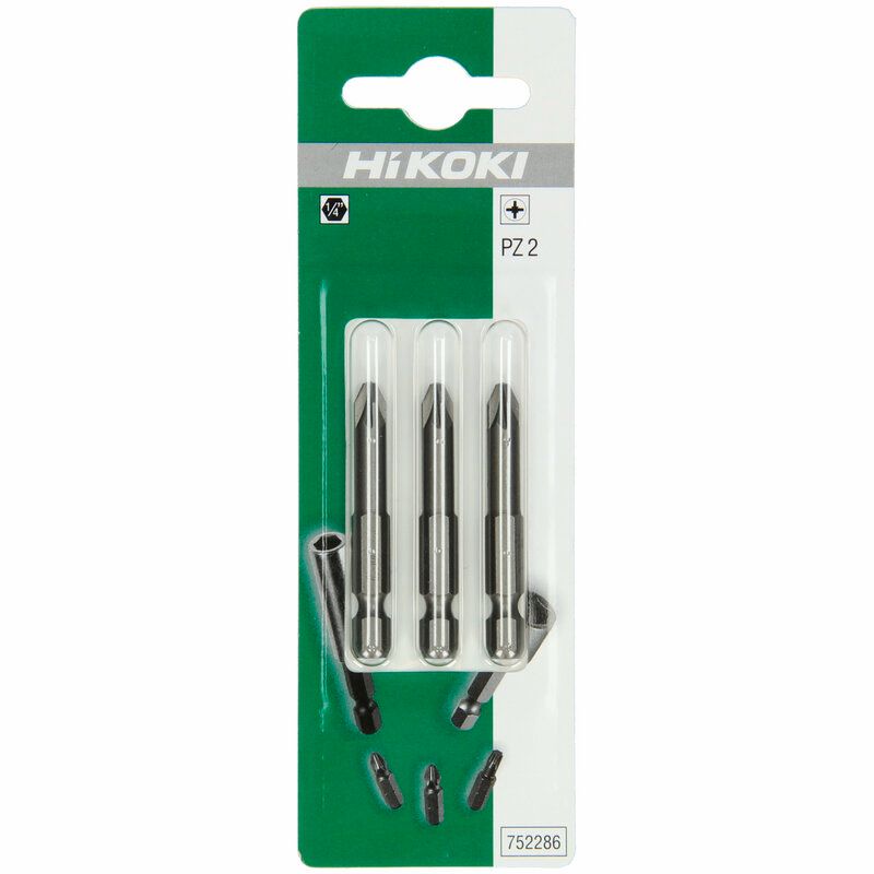 Produktbild Hikoki 3 Bits 1/4 Zoll Pozidriv PZ3 Gesamtlänge 50 mm