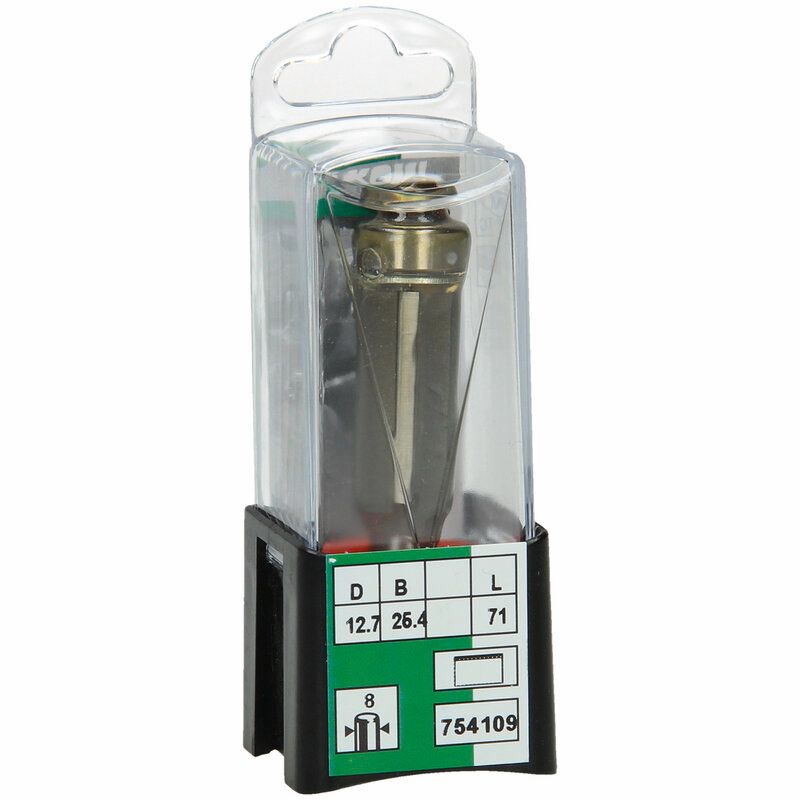 Produktbild Bündigfräser mit Kugellager 12,7 x 71 mm Schaft 8 mm bild 2