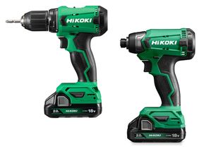 Produktbild Hikoki Combo Kit Akku Bohrschrauber und Schlagschrauber 2,5 Ah Set KC18DC