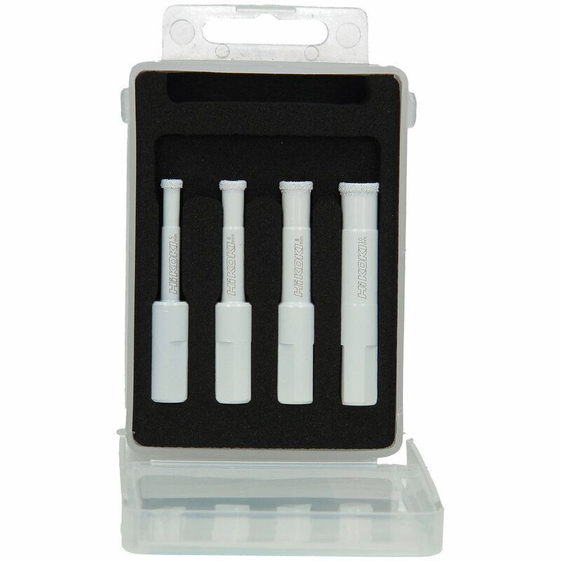 Produktbild Hikoki Diamantbohrkrone Set 5 6 8 10 mm Schaft 10 mm 4 teilig