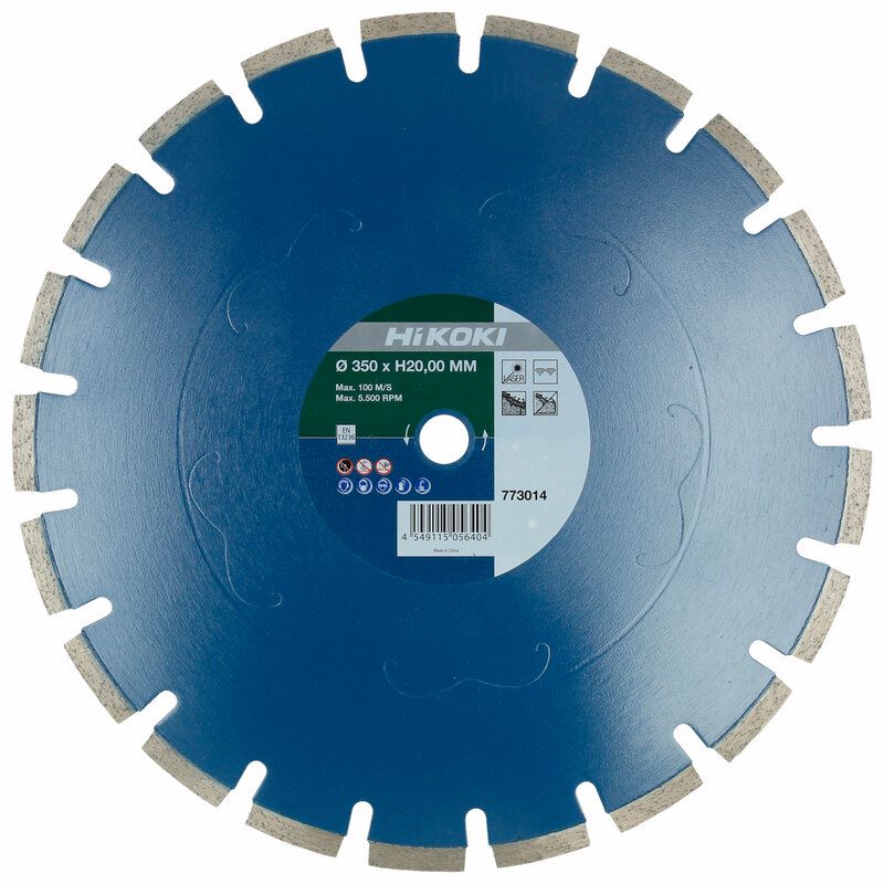 Produktbild Hikoki Diamanttrennscheibe 350 x 10 x 25,4 mm Beton economy laser