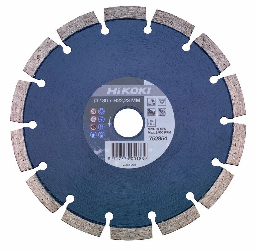 Produktbild Diamanttrennscheibe 180 x 10 x 22,23 mm Beton laser bild 2