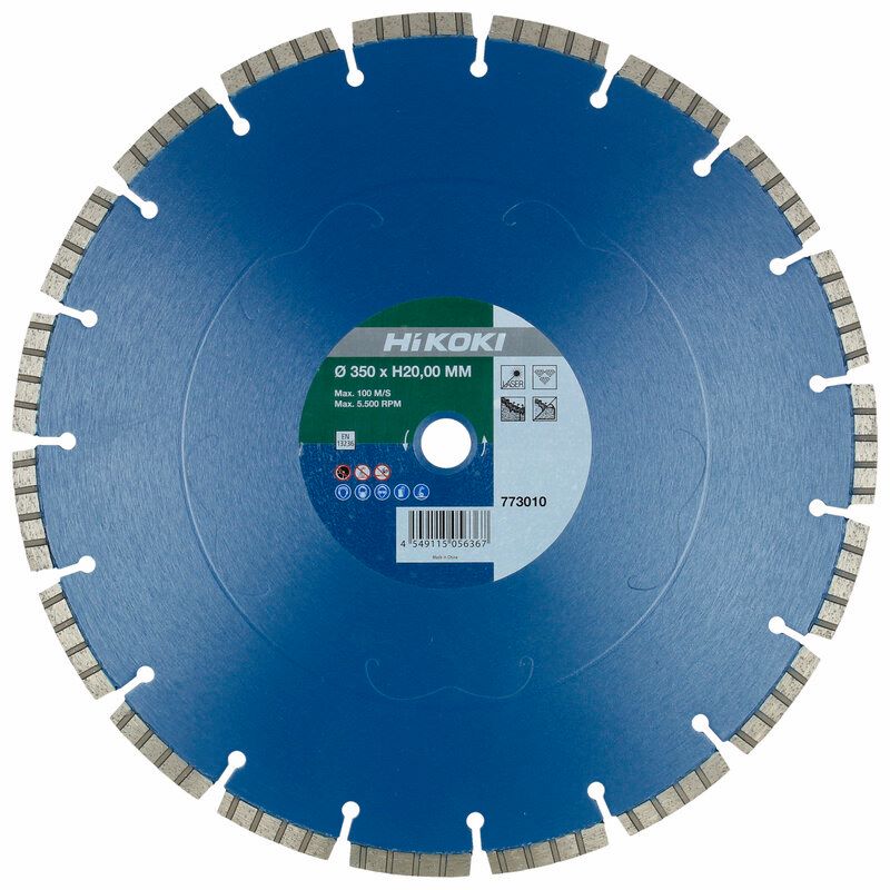 Produktbild Diamanttrennscheibe 300 x 10 x 25,4 mm Beton standard laser bild 4