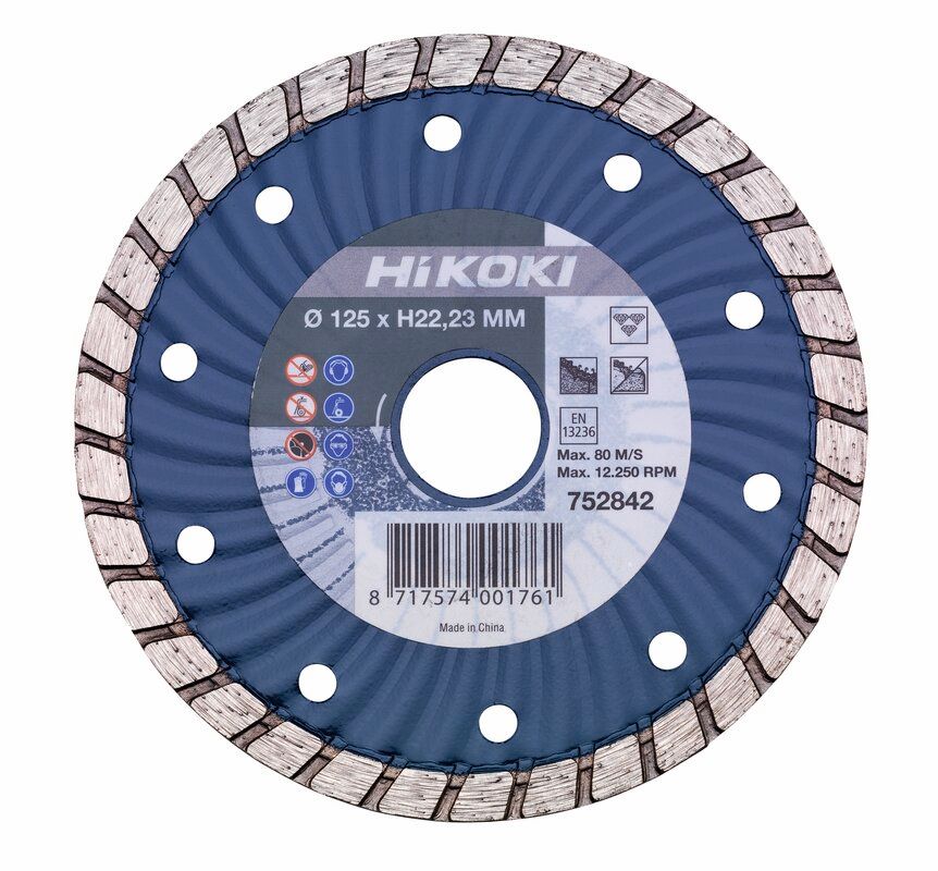 Produktbild Hikoki Diamanttrennscheibe 125 x 22,2 x 6 mm Turbo