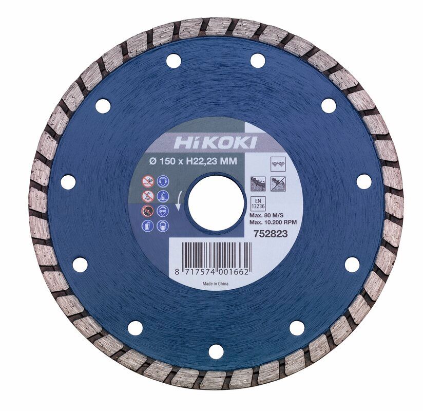 Produktbild Hikoki Diamanttrennscheibe 150 x 22,2 x 6 mm Turbo flat