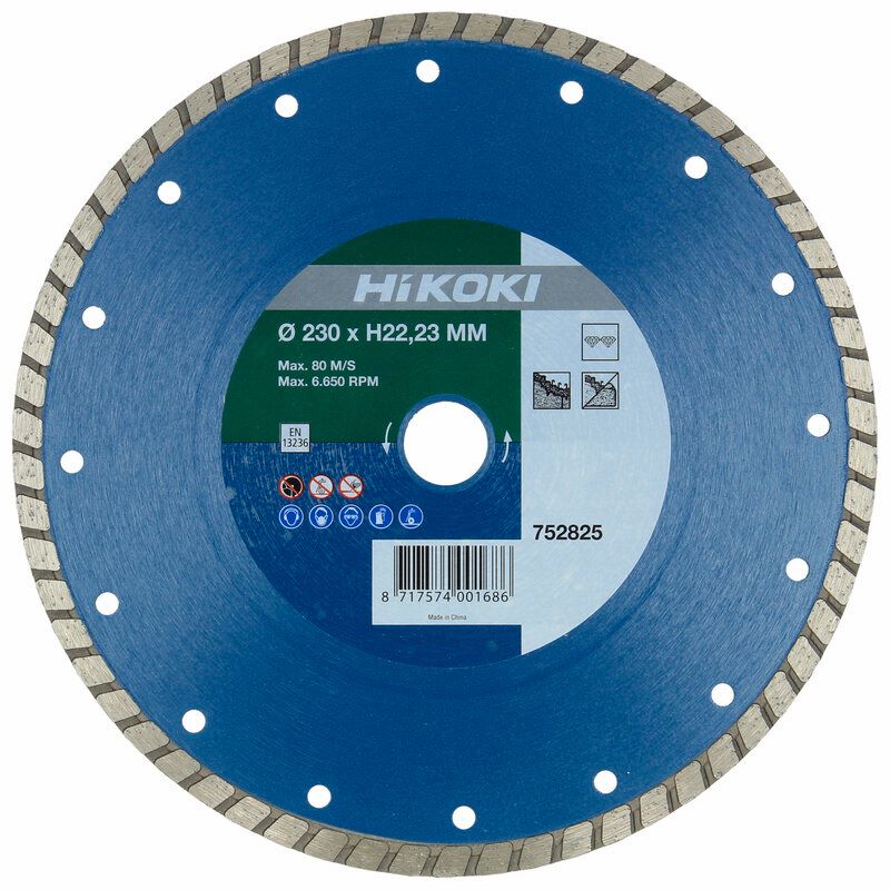 Produktbild Hikoki Diamanttrennscheibe 230 x 22,2 x 6 mm Turbo flat