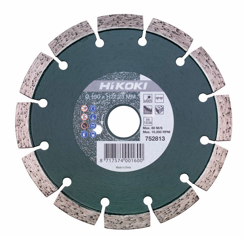 Produktbild Diamanttrennscheibe 150 x 10 x 22,23 mm Universal laser bild 3