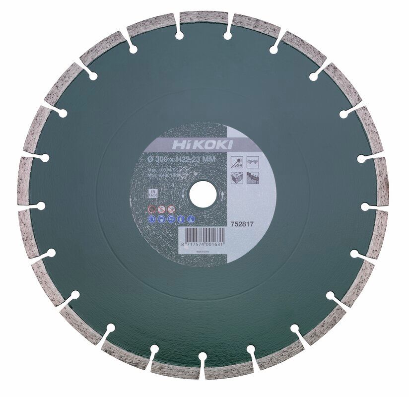 Produktbild Diamanttrennscheibe 300 x 10 x 22,23 mm Universal laser bild 4