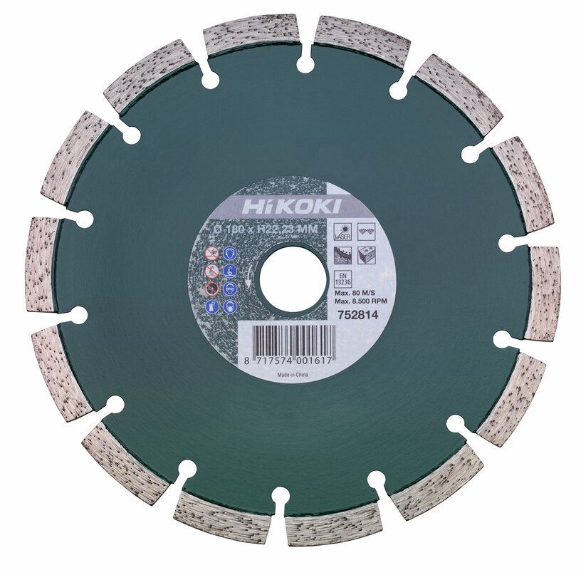 Produktbild Diamanttrennscheibe 180 x 10 x 22,23 mm Universallaser bild 2