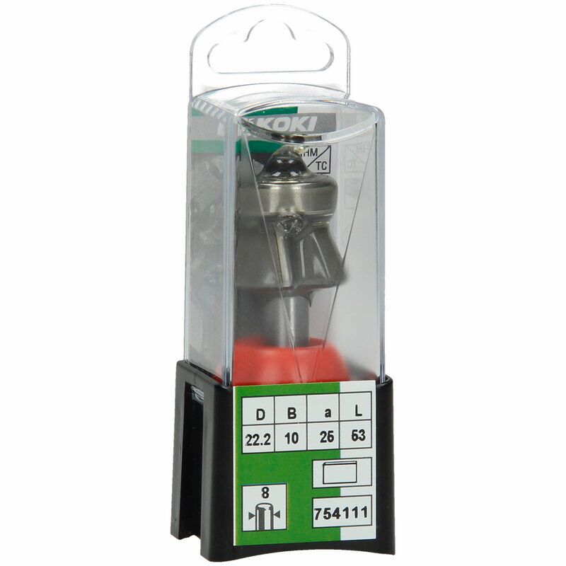 Produktbild Fasenfräser 8 mm mit Kugellager 3 Schneiden 22,2 x 53 x 25 mm bild 3