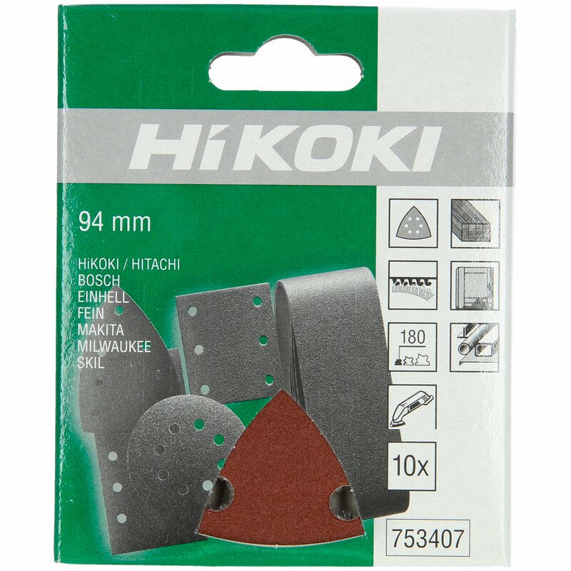 Produktbild 10 Haftschleifblätter 93mm P180, Rot bild 2