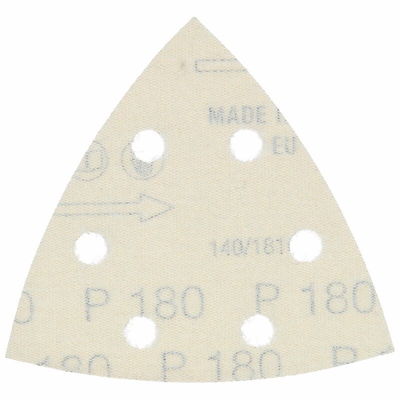 Produktbild 10 Haftschleifblätter 93mm P180, Rot bild 3