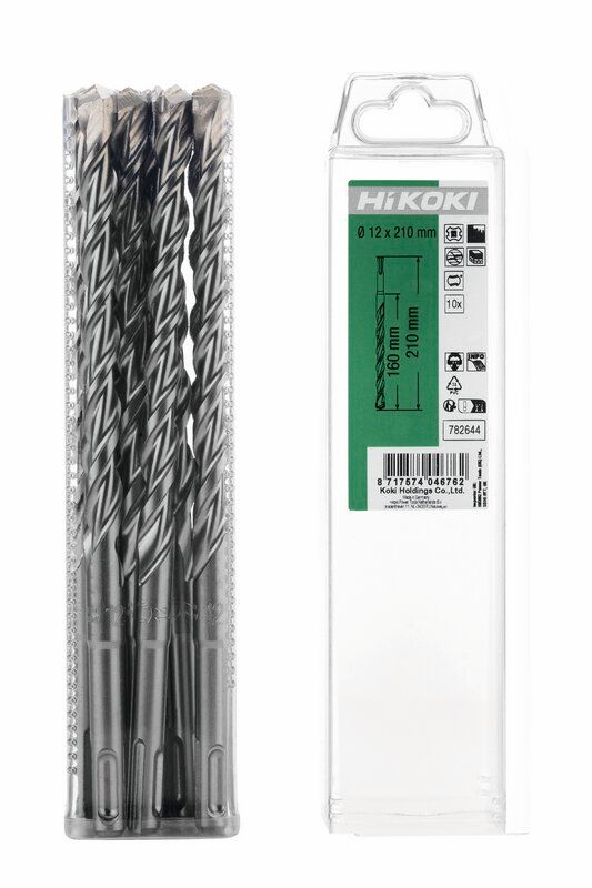 Produktbild Hikoki 25 HM Hammerbohrer SDS Plus 2-Schneider 6 x 200 mm 260 mm