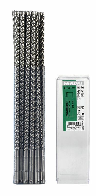 Produktbild 25 Hammerbohrer SDS Plus 6 x 200 mm Gesamtlänge 265 mm bild 2