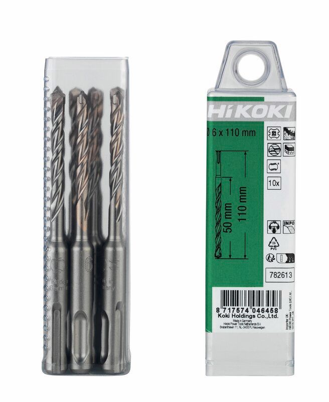 Produktbild Hikoki 10 HM Hammerbohrer SDS Plus 2 Schneider 6,5 x 50 mm 110 mm