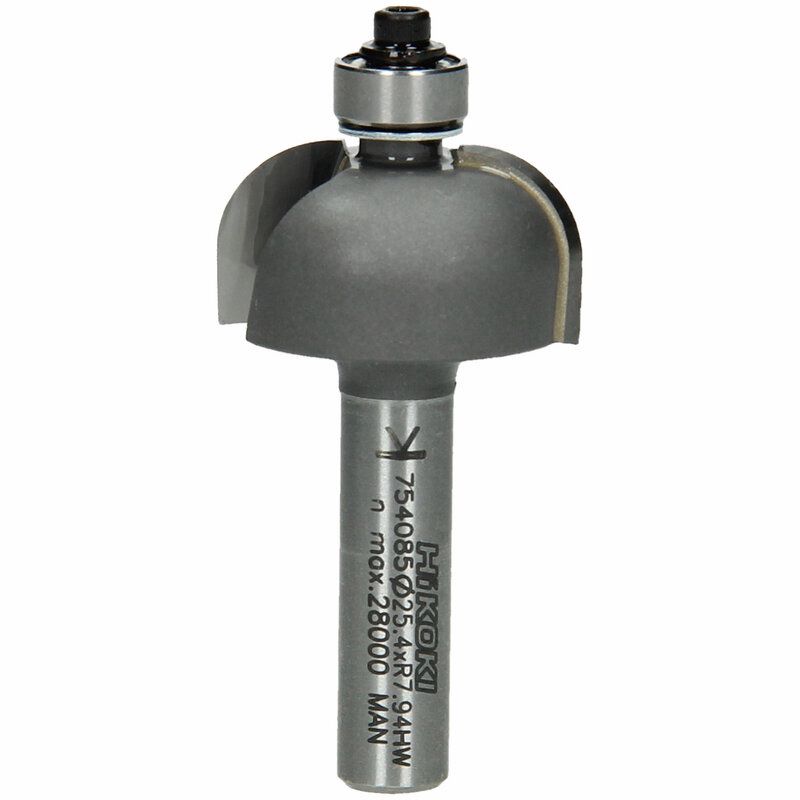 Produktbild Hikoki Hohlkehlfräser rund 8 mm mit Kugellager 25,4 x 55 x 7,9 mm
