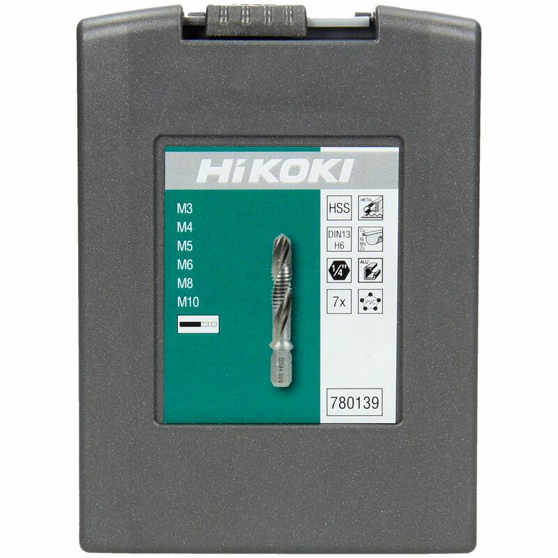 Produktbild Kombi Gewindebohrer Sechskant 1/4 Zoll Set 7 teilig bild 3