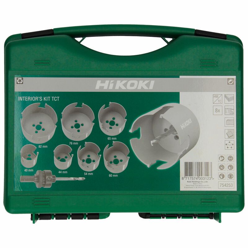 Produktbild Lochsägensortiment Hartmetallbestückt Innenausbau 8 teilig bild 2