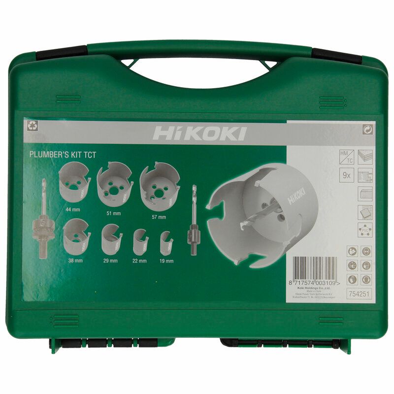 Produktbild Lochsägensortiment Hartmetallbestückt Sanitär 9 teilig bild 2