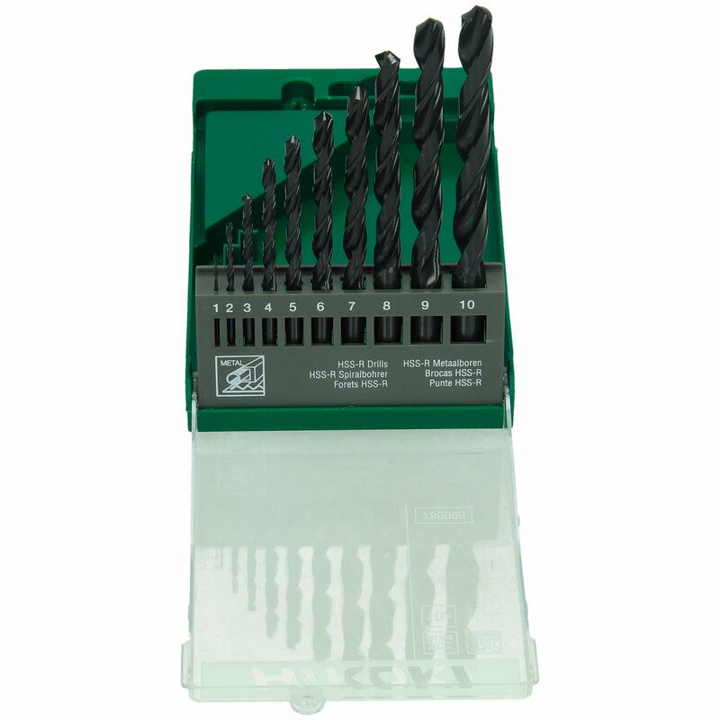 Produktbild Metallbohrer Set 1 bis 10 x 1 mm Bohrkopf 118 Grad bild 2