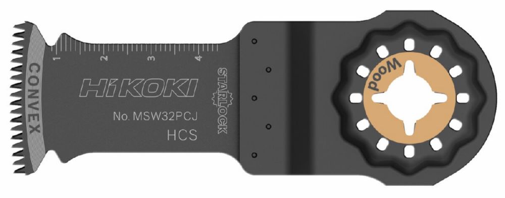 Produktbild Hikoki 5 Multitool Tauchschnitt Sägeblätter Holz HCS Starlock MSW32PCJ