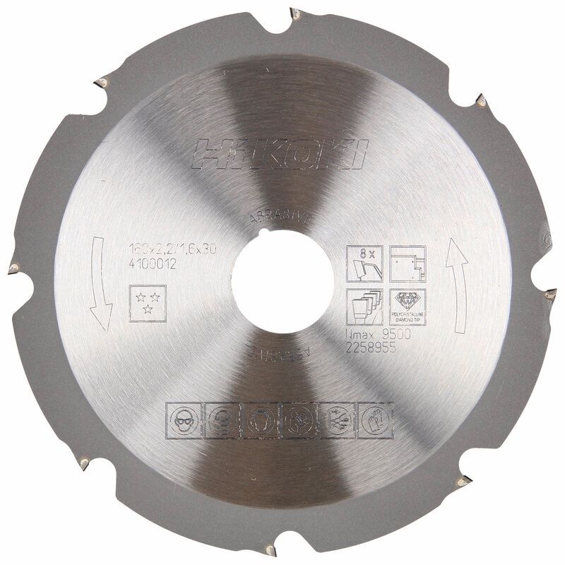 Produktbild Hikoki PCD Kreissägeblatt Abrasiv 160 x 30 mm z8 Flachzahn