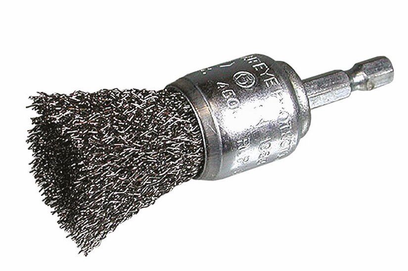 Produktbild Hikoki Pinselbürste 25 x 0,3 mm 1/4 Zoll HEX Stahl gewellt