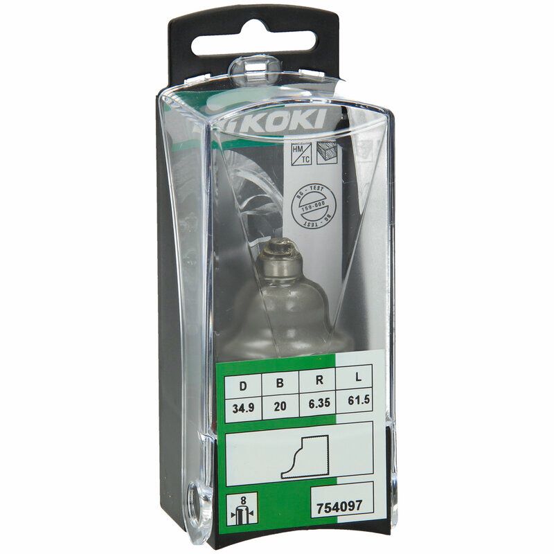 Produktbild Profilfräser 8 mm römisch mit Kugellager 34,9 x 61,5 x 6,3 mm bild 2