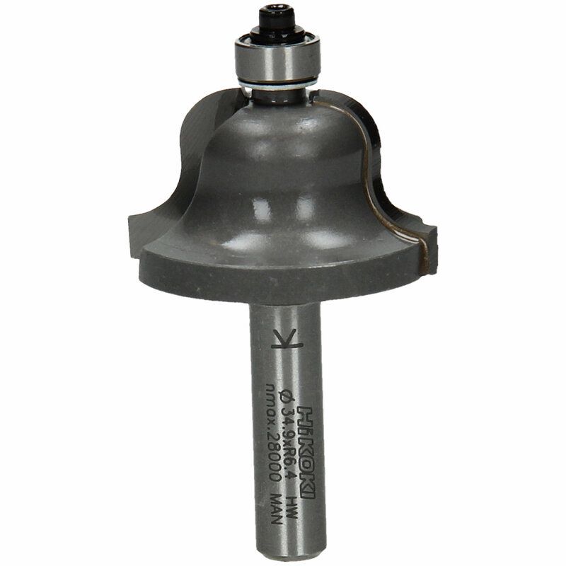 Produktbild Hikoki Profilfräser 8 mm römisch mit Kugellager 34,9 x 61,5 x 6,3 mm