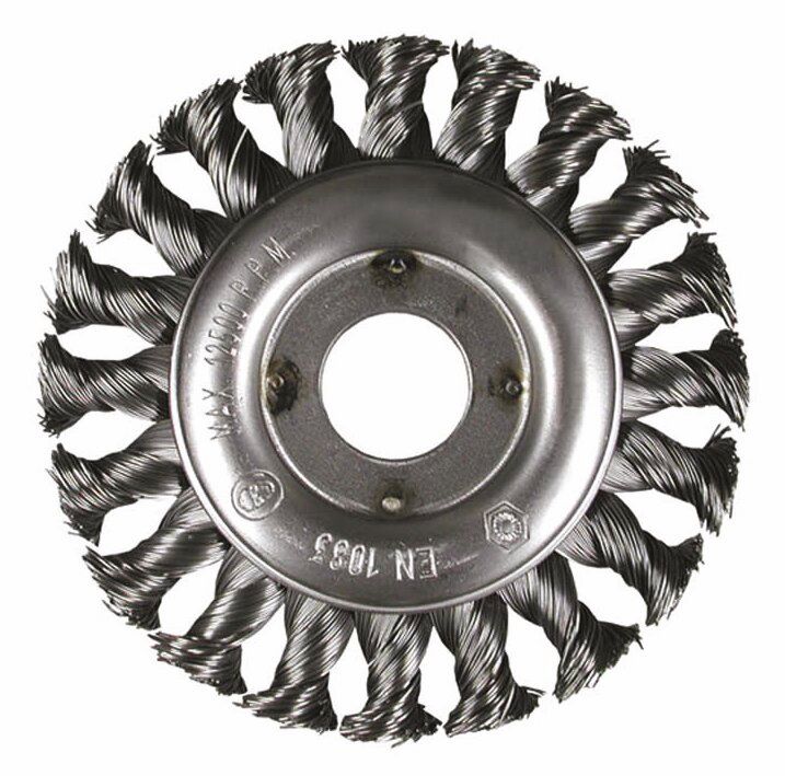 Produktbild Hikoki Stahldraht Topfbürste 115 x 0,5 mm Schaft M14 gezopft