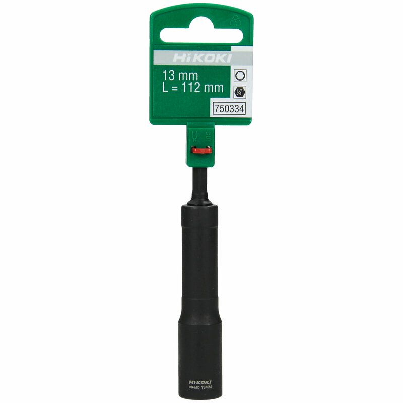 Produktbild Hikoki Steckschlüssel schwenkbar 13 x 112 mm mit HEX 1/4 Zoll schlagfest