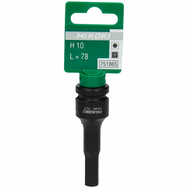 Produktbild Steckschlüssel Sechskant außen 10 x 78 mm schlagfest bild 2