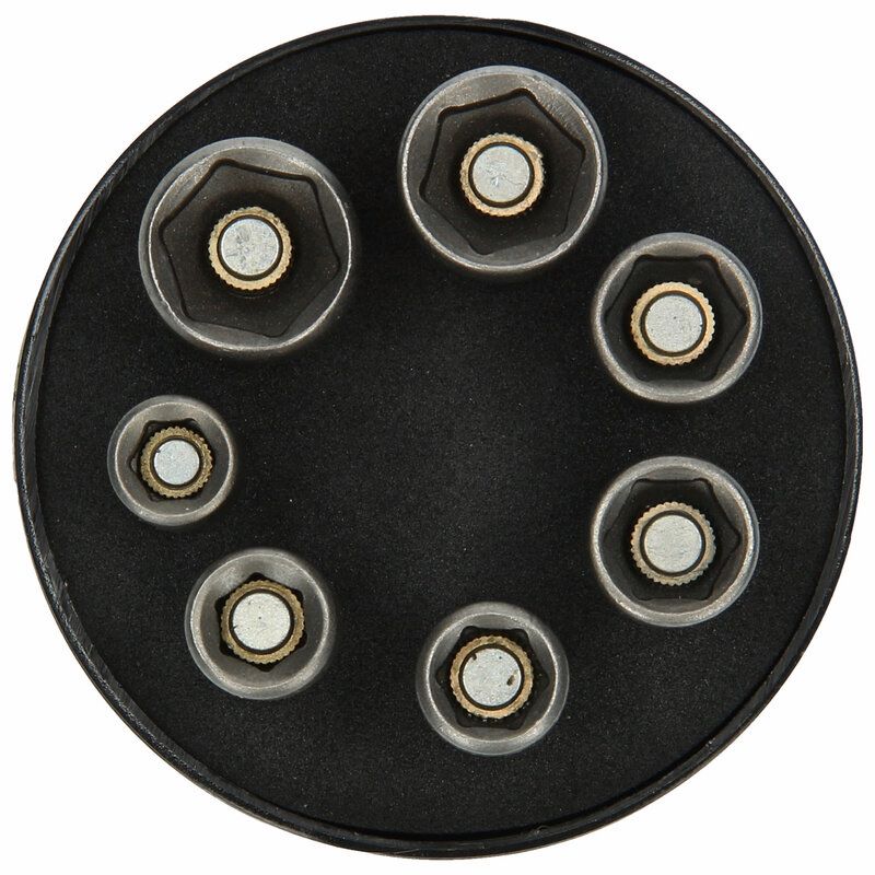 Produktbild Steckschlüsselsatz 1/4 Zoll Gesamt 50 mm magnetisch 7 teilig bild 2
