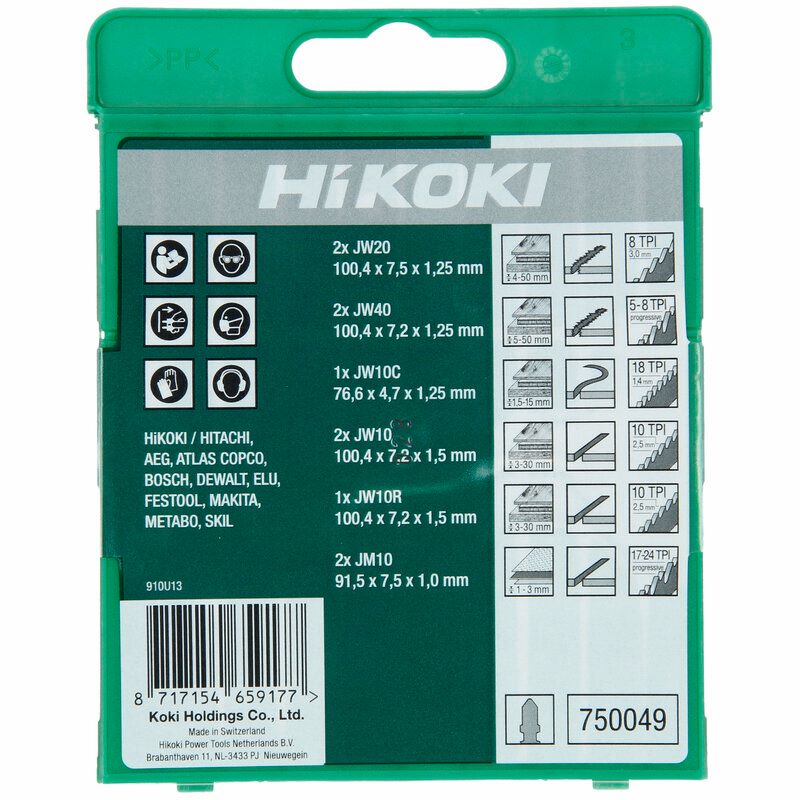 Produktbild Stichsägeblatt Sortiment T Schaft 10 teilig bild 2