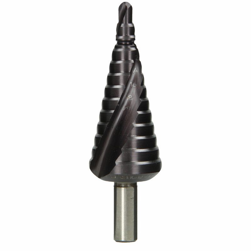 Produktbild Stufenbohrer HSS TiAIN 6 bis 30 mm Schaft 10 mm Spiralnut bild 2