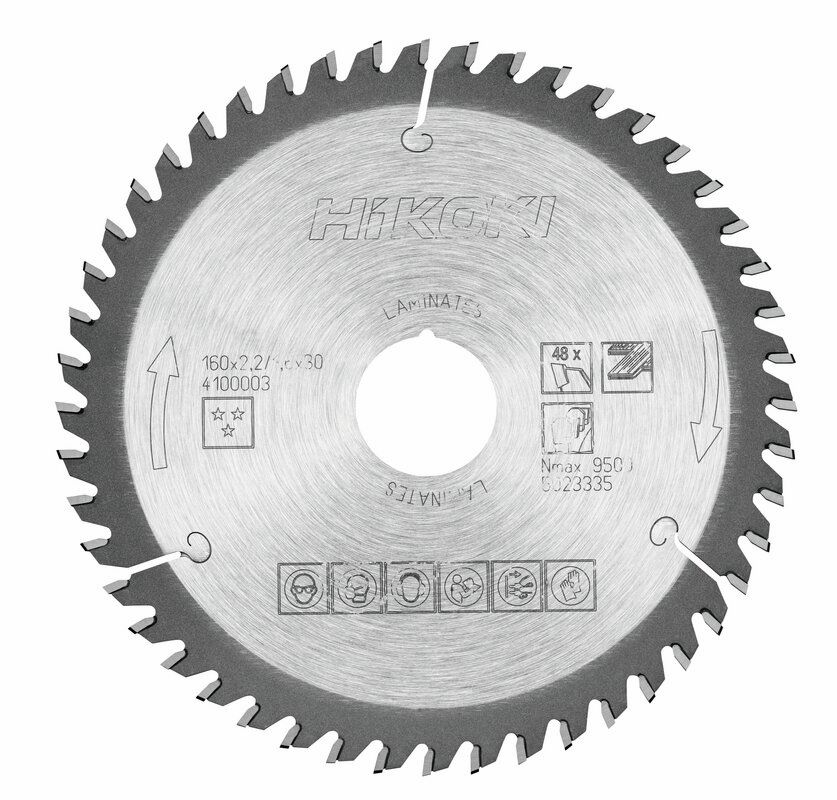 Produktbild Hikoki TCT Kreissägeblatt Laminat 160 x 30 mm Z48 Trapez und Flachzahn