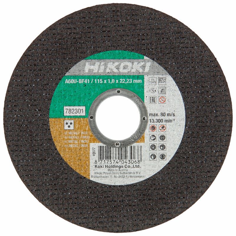 Produktbild Hikoki Trennscheibe 115 x 1 x 22,23 mm Brilliant Inox F41