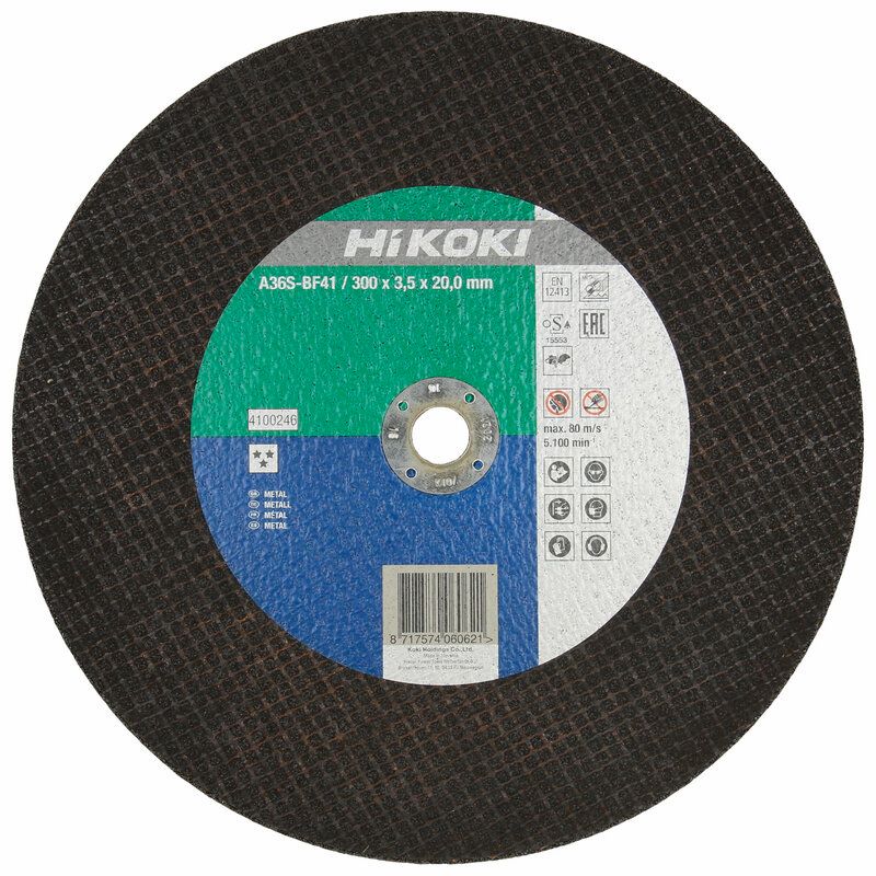 Produktbild Hikoki Trennscheibe 300 x 3,5 x 25,4 mm Stahl F41 für Trennschleifer