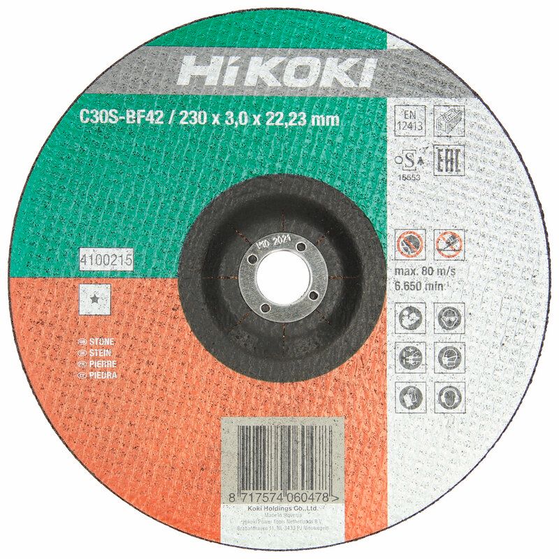 Produktbild Hikoki Trennscheibe 230 x 3 x 22,23 mm Stein Form F 41