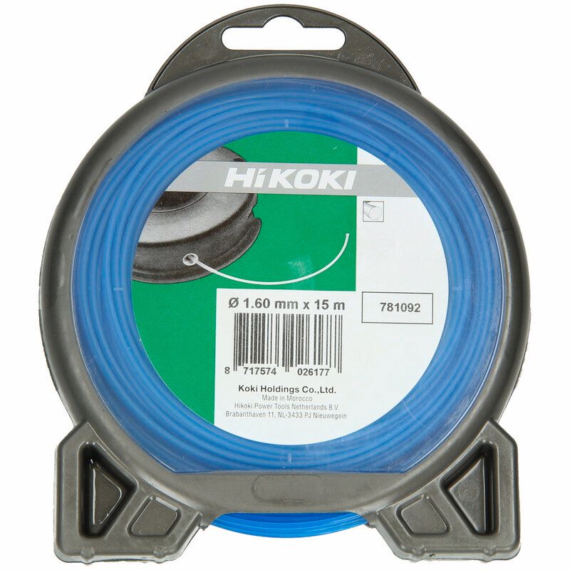 Produktbild Hikoki Trimmerfaden rund 1,6 mm blau 15 m