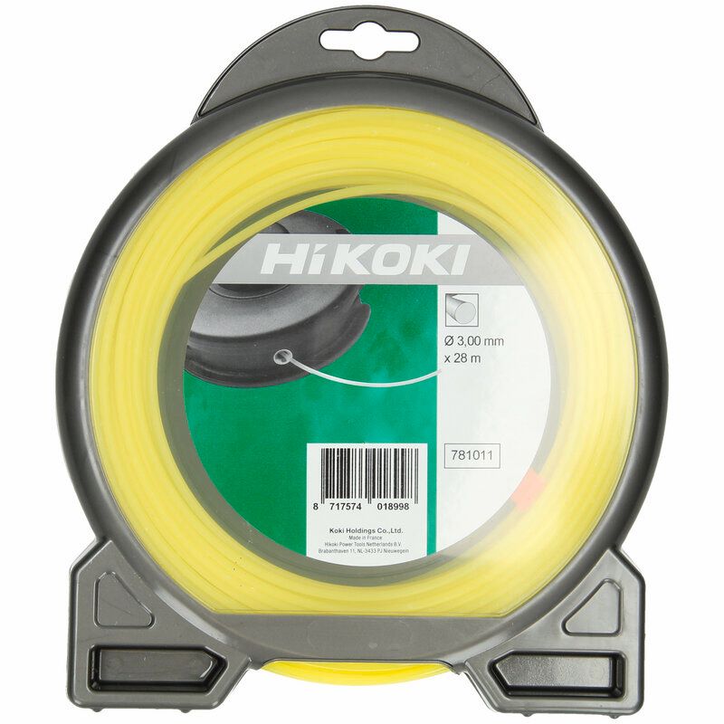 Produktbild Hikoki Trimmerfaden rund 3 mm gelb Länge 28 m