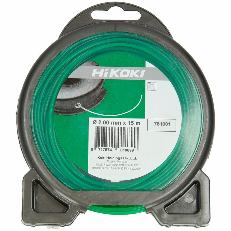 Produktbild Hikoki Trimmerfaden rund 2 mm grün Länge 63 m