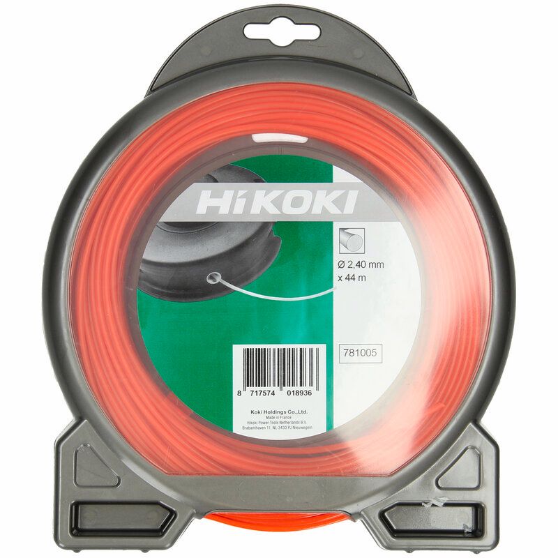 Produktbild Hikoki Trimmerfaden rund 2,4 mm orange Länge 44 m