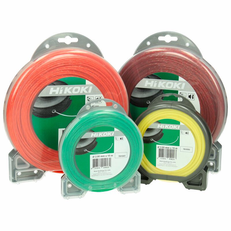Produktbild Hikoki Trimmerfaden spiralförmig 2,4 mm orange 15 m